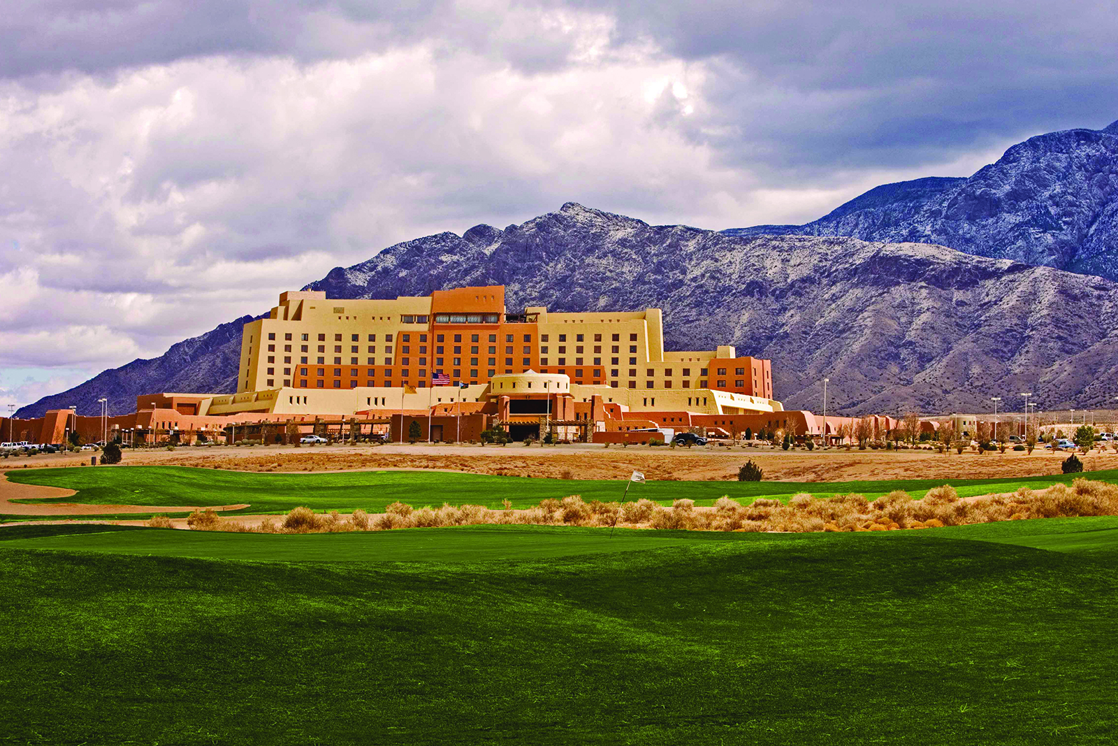 Sandia Resort spa, pool and casino.  Located in Albuquerque, NM.